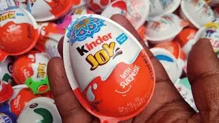 100 Yummy Kinder JOY Surprise Chocolate ASMR Satisfying video - a lot of Candy@tik tik candy 4