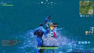 Fortnite - Search between a Playground, Campsite, and a Footprint Treasure (Season 4 Challenge)