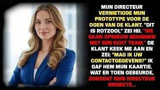 Ze vernielden mijn prototype voor de klant - toen vroeg de klant mijn kaartje