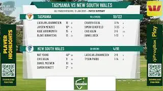 Tasmania v New South Wales