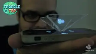 Tadpole Tap with a Smartphone 3D Projector!