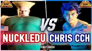 SF6 🔥 Nuckledu (Guile) vs ChrisCCH (Luke) 🔥 Street Fighter 6
