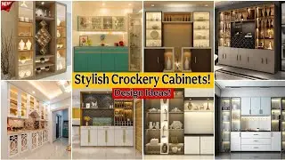 top 50 crockery unit design ideas 2025 | modern kitchen crockery cabinet | diy kitchen crockery |