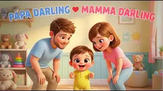 Papa Darling Mamma Darling 👨&zwj;👩&zwj;👧 | I Love You Song for Babies | Cute Nursery Rhyme #nurseryrhymes