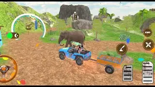 Cargo Transporting 4x4 Jeep In Offroad Simulator 24