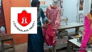 Bridal Lehenga choli with gathering sleeve model boutique finish in tamil/Chitraalaya Trust 2022