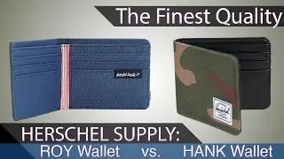 Herschel Supply Co Roy Wallet vs Herschel Hank Wallet