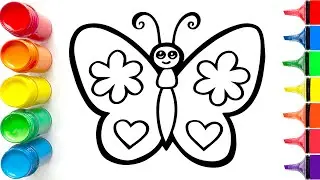How to Draw a Colorful Butterfly | Easy Step-by-Step Tutorial