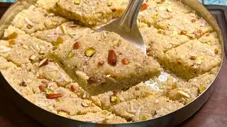 शब ए बारात स्पेशल सूजी का टुकड़ी वाला हलवा | Suji Ka Tukdi Wala Halwa | Suji Ki Barfi Recipe 