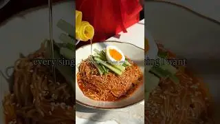 Spicy, Cold Korean Noodles (Bibim Guksu)