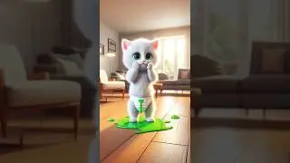 Kitten Cat Fight Zombies 🥹 #Catsoftiktok #CatLovers #cat #cute #FunnyCats #catcartoon #fyp