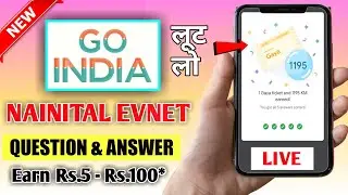 Google pay go india nanital event question answer Live 🔴 go india event question answer I gpay new