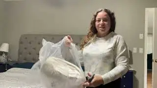 Unboxing king size duvet insert