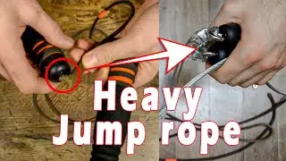 HEAVY JUMP ROPE | Transforming My Old Jump Rope