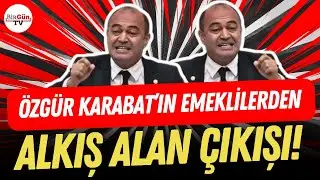 Özgür Karabat’ın emeklilerden alkış alan konuşması: “Emekliye kaynak yok! Çökmüş bir sistem var...
