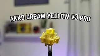 You don't have to lube these switches.. Akko Cream Yellow V3 Pro ft Zuoya GMK67 #switches