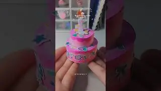 Милая бумага для праздничного торта 🎂🍭✨ #сделайсам #ремесло #тортнаденьрождения #бумажнаяремесло ...