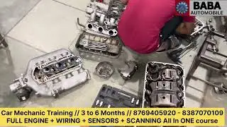 Car Mechanic Training // 3 to 6 Months // Engine + Wiring + sensors + Scanning  All in One Course