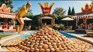 Which EDIBLE Pool Would You DIVE In? Oddly Satisfying AI ASMR