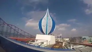 Big Dipper Blackpool Pleasure Beach Front Row POV 2016