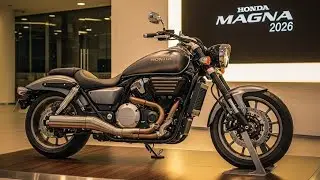 Легенда возвращается! Представлен роскошный круизер Honda Magna 2026 года.