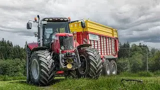 1. Schnitt 2023 | Lohnunternehmen Roland Reich | Massey Ferguson 7499, 7485 | Claas Jaguar 850 |