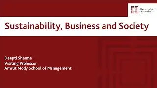 Sustainability, Business & Society: The Future of Responsible Growth