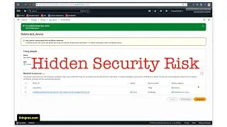 The Hidden Security Risk When Deleting AWS IoT Things