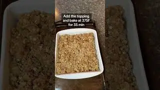 Rhubarb Crisp