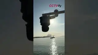 Hikvision PTZ cameras near the Yantian Port Terminal in Shenzhen. #hikvisioncamera #ptzcamera
