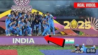 Winning moment India Women&rsquo;s World Cup Final India 🇮🇳 vs South Africa 🇿🇦 #ICC