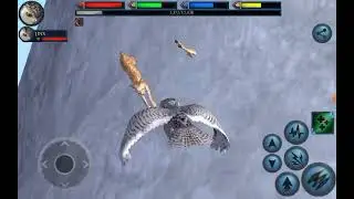 Охота на рысь, играя за сову в Ultimate Arctic Simulator