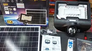 Solar Floodlight Camera 2 in 1 Pan Tilt Zoom Monitoring User Manual Configuration Installation Guide
