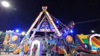 Brinquedos do Parque de Diversões Joyce em Delmiro Gouveia, sertão de Alagoas