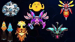Space Shooter Only Boss Mode Boss 32 to 37  hard fight by spiderlord official