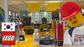 Journey to Korea 🇰🇷 | Vlog Day 1.5 | LEGO Store Visit !! 🤩 🚂
