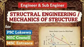 MSC Entrance IOE || NEC council || Structural Engineering // Structural Mechanics ||Lecture-06||