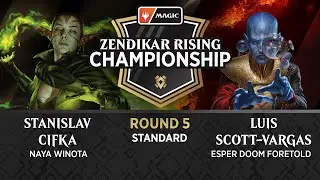 Stanislav Cifka vs. Luis Scott-Vargas | Round 5 | ZNR Champs