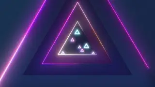 Pulsating Neon Shapes Visualizer | How to Create a Music Visualization Template