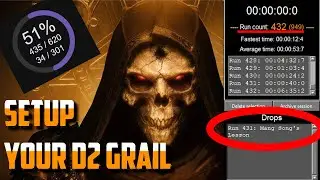 Как настроить автоматический Грааль/счетчики бега для Diablo 2!