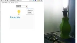 Control de un bombillo por comando de voz con Google Chrome y Raspberry Pi