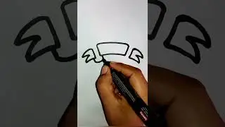 Banner 🚧 drawing | easy drawings for kids |#youtubeshorts |#shorts