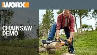WORX Chainsaw Demo