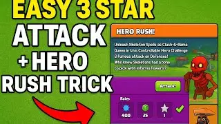 Easiest 3 Star Attack in Angry Bones Event + Hero Rush Trick