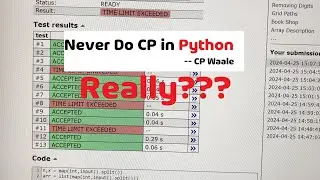 CP using Python 😨🥶😱