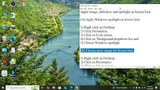 Windows spotlight | Screen lock image | Screen lock slideshow | windows 10 | Manage screen lock