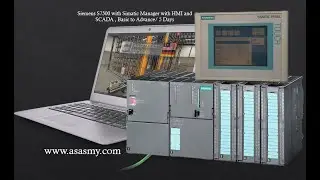 (LIVE Demonstration Training) Siemens Simatic Manager + S7-300 PLC + HMI and SCADA , Day 4