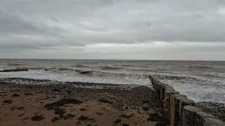 Dunster Beach High Tide | Scenic Somerset Coast Views | 18th Oct 2023