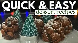 3 QUICK AND EASY CHRISTMAS DESSERT RECIPES | dairy free, eggless and vegan friendly!