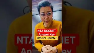 NTA UGC NET Dec 2025 Answer Key official Update #shorts #shortsfeed